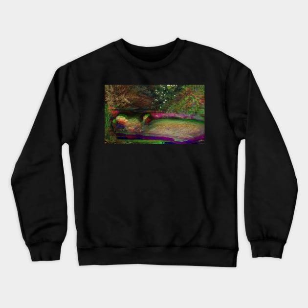 Glitchy Ophelia Crewneck Sweatshirt by JamieWetzel